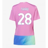 AC Milan Malick Thiaw #28 Tretí Ženy futbalový dres 2023-24 Krátky Rukáv